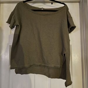 Source Unknown Olive Short Sleeve Tee